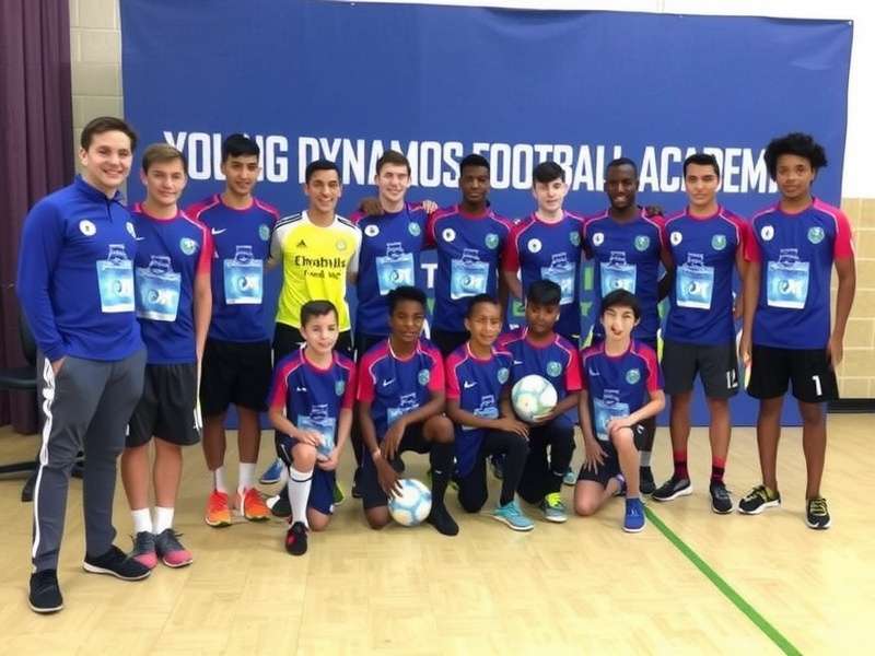 Young Dynamos team celebration